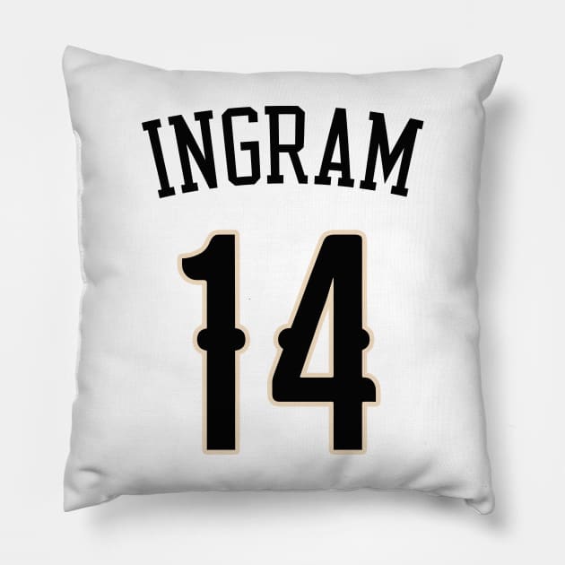 Brandon Ingram Pelicans Pillow by telutiga