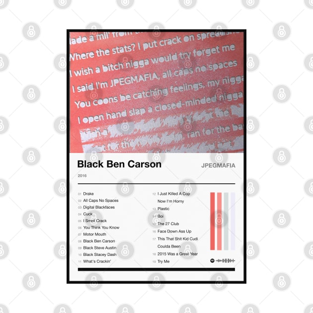 Black Ben Carson Tracklist by fantanamobay@gmail.com