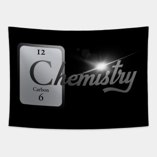 Chemistry Periodic Table Logo Tapestry