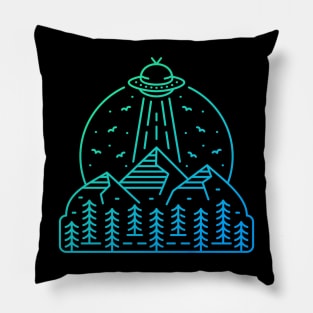 Ufo Invasion Pillow