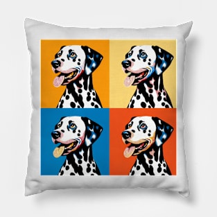 Dalmatian Pop Art - Dog Lover Gifts Pillow