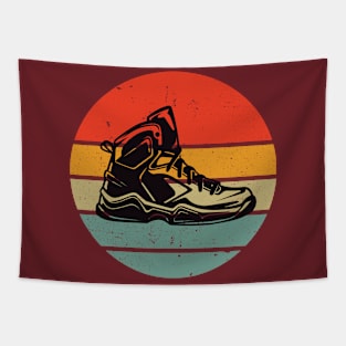 Vintage Art Basketball Shoe Tapestry