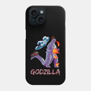 Funny Godzilla - Godzilla Self Burn Phone Case