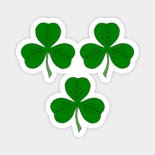 Three Shamrocks Magnet