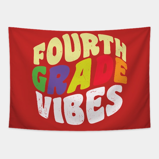 Fourth Grade Vibes Tapestry by roboticaldad