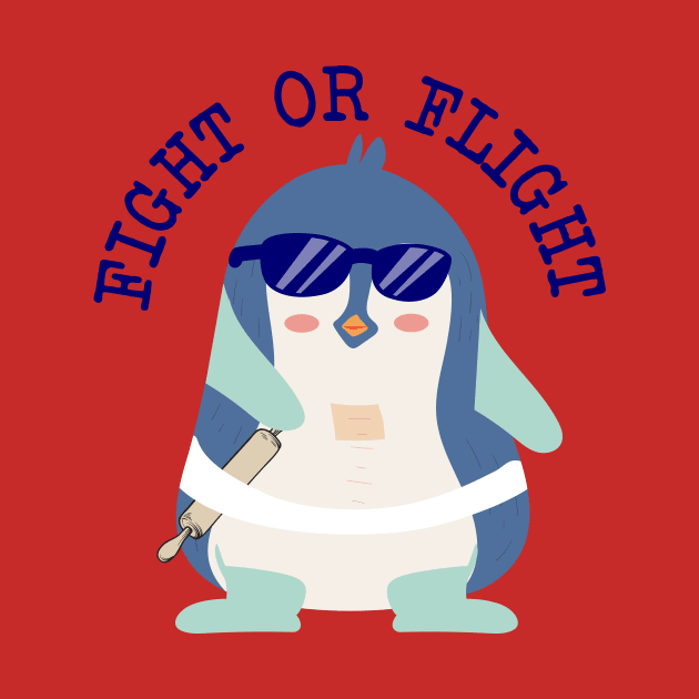 Fight or Flight, But I Can't Fly by Selva_design14