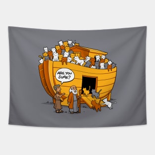 Noah's Ark Cat Tapestry