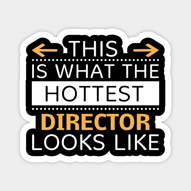 Director Looks Like Creative Job Typography Design Magnet by Stylomart