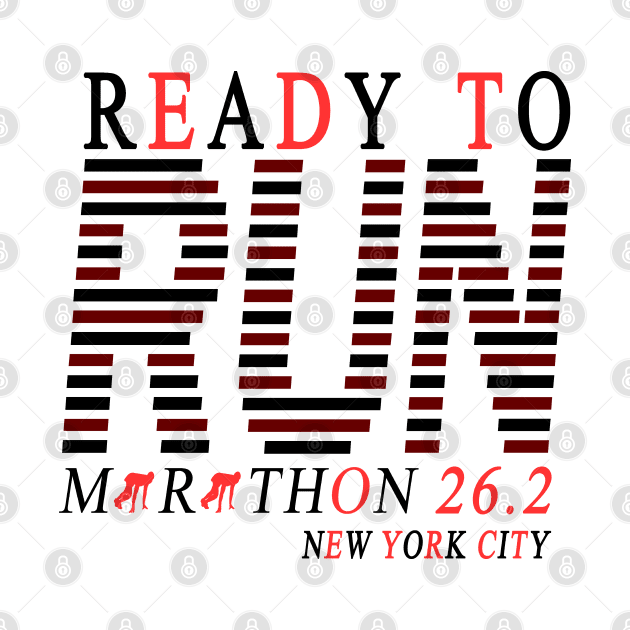 marathon 26.2/2019 (ready to run marathon 26.2 new york city) by S-Log