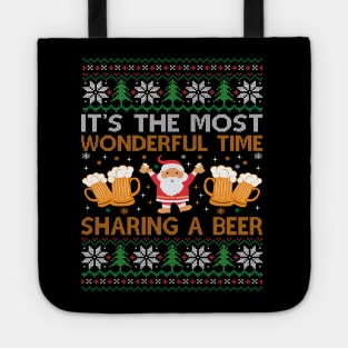 its the most wonderful time sharing a beer Tote