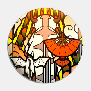 Stained glass avatar fanart Pin