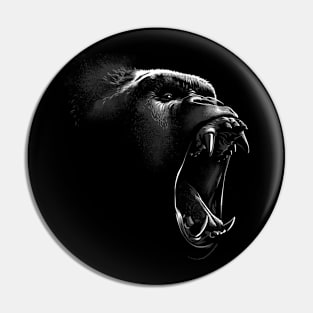 Gorilla Attack Pin