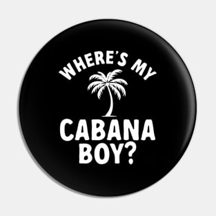 Cabana Beach Bender Where'S My Cabana Pin