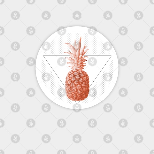 Pineapple 05 Magnet by froileinjuno