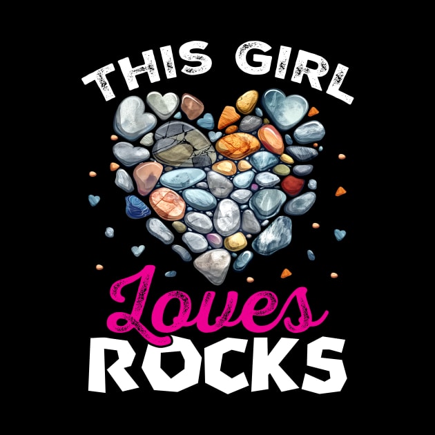 Rock Collector Hunting Girl by catador design