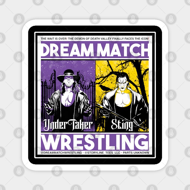 Undertaker vs Sting Magnet by DrawnStyle