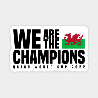 Qatar World Cup Champions 2022 - Wales Magnet