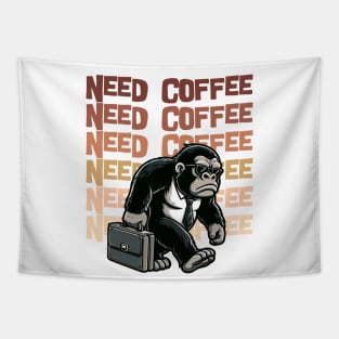 Need Coffee - Funny Tapestry