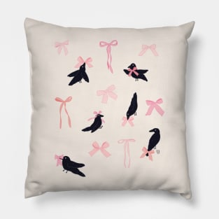 Crows and Bows Pillow