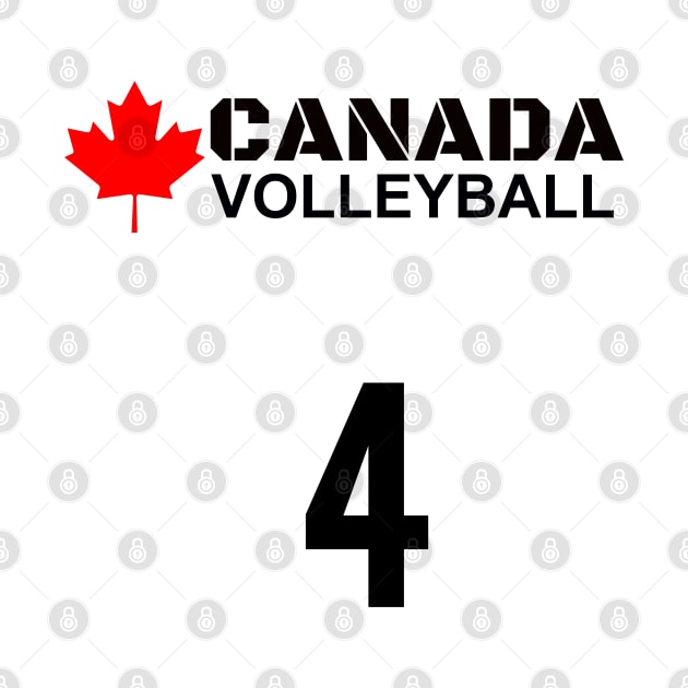 Canada Volleyball 4 Gift Idea by werdanepo