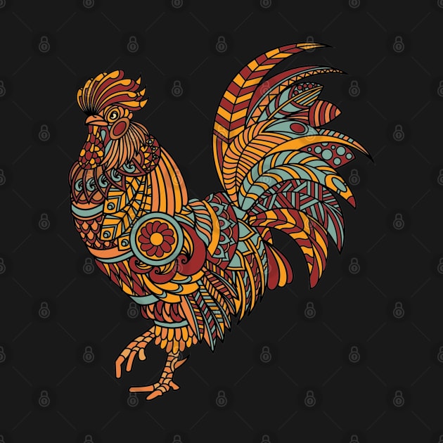 rooster funny gift by Smartdoc