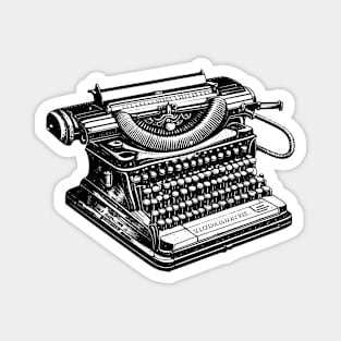 Old Vintage Typewriter - Book Lovers Magnet