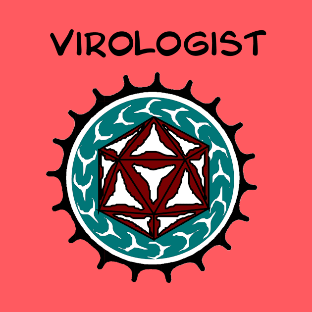 Virologist. Cute design for researchers who study viruses. by StephJChild