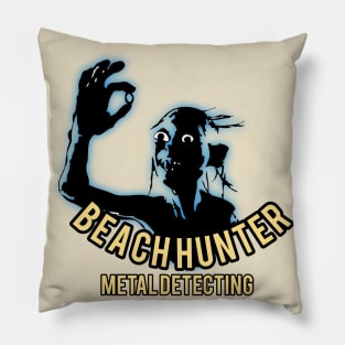 Metal detecting t-shirt designs Pillow