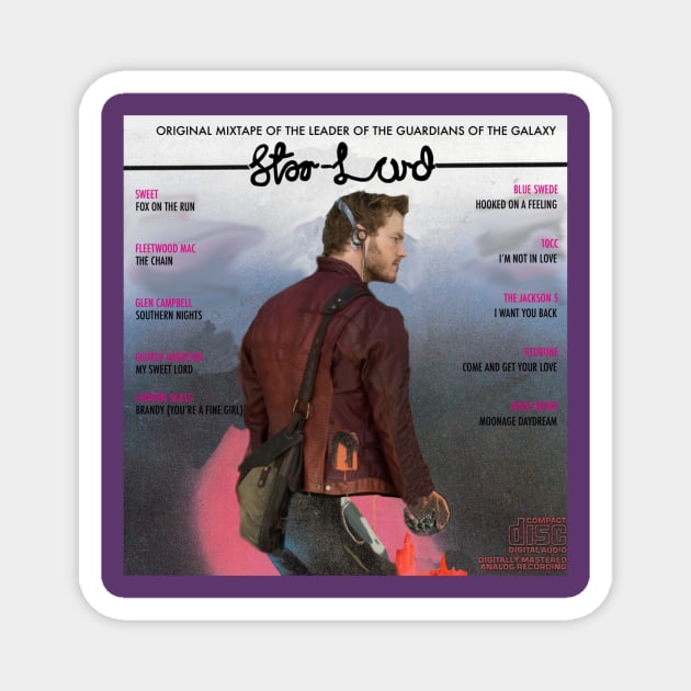 Everybody cut loose Star-Lord style mash up Magnet by Diversions pop culture designs