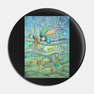 Enchanted Forest Fairy and Mushrooms Fantasy Art by Molly Harrison Pin