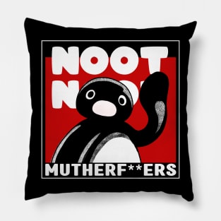 Funny Noot Noot Penguin Pillow