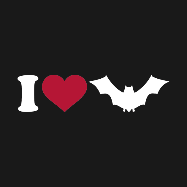 I love Bat by Designzz