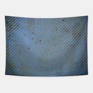 Blue stripes grunge Tapestry