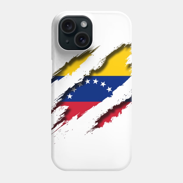 Venezuela Shredding Phone Case by blackcheetah