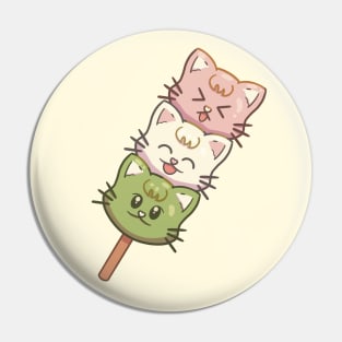 Cute Dango Cat Pin