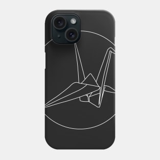 Origami Crane (White) Phone Case