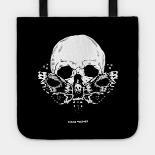 Moth and Skull Tote