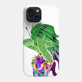 green magical fairy in ecopop pixie garden Phone Case