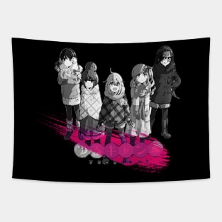 nadeshiko girls laid Tapestry