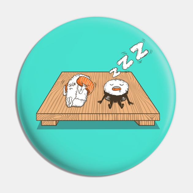 sushi snore Pin by coffeeman