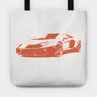 Lamborghini Aventador Chartreuse Tote