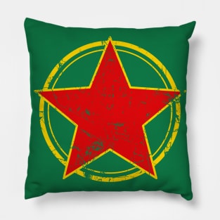 Red Star Emblem Pillow