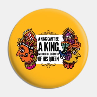 king and queen Pin