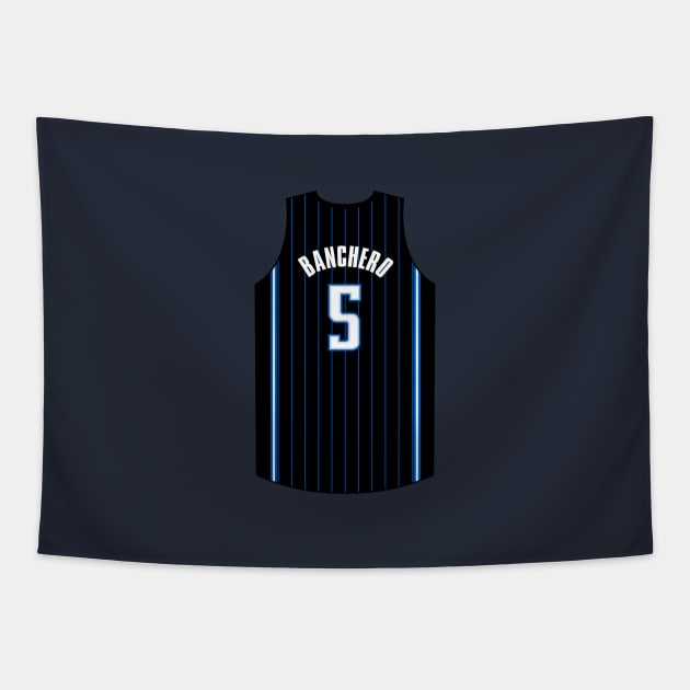 Paolo Banchero Orlando Jersey Qiangy Tapestry by qiangdade