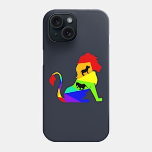 Colorful lion Phone Case