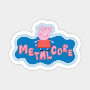 Cute Metalcore Magnet