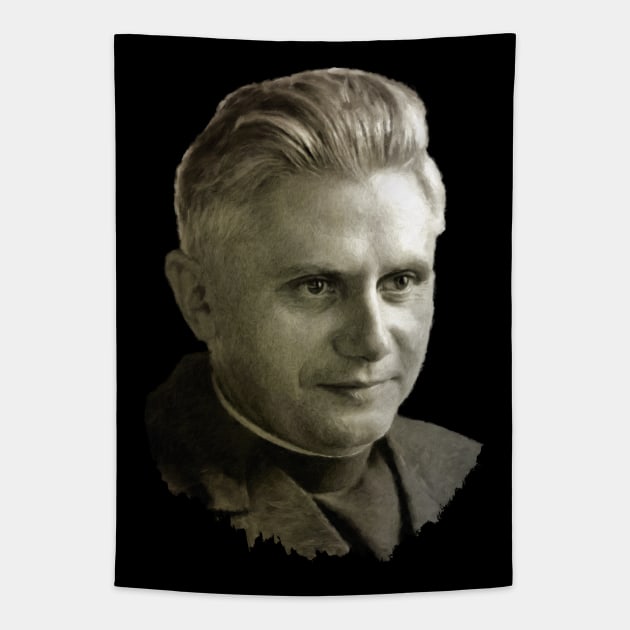 Pope Benedict XVI Tapestry by Beltschazar