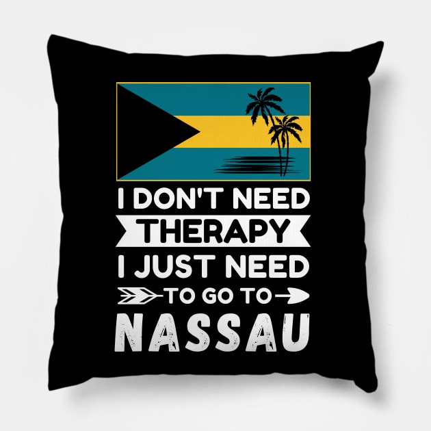 Bahamas Pillow by footballomatic