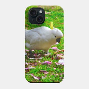 Cockatoo among flower petals! Phone Case