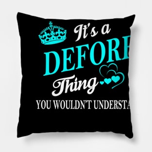 DEFORE Pillow